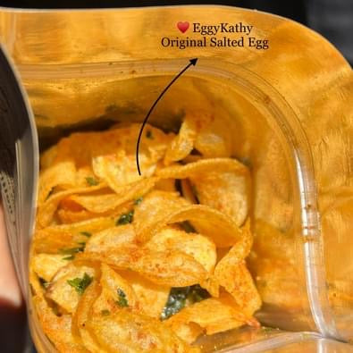 Eggy Kathy Salted Egg Potato Chips -125g