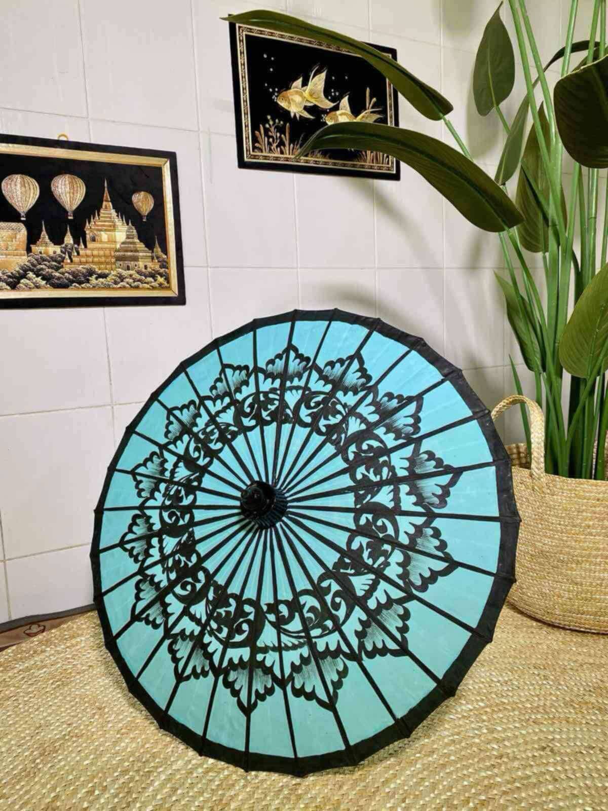 🩵မြန်မာ့ရိုးရာ ပုသိမ်ထီး(ပုဂံ ကနုတ်ထီး အသေး)🩵