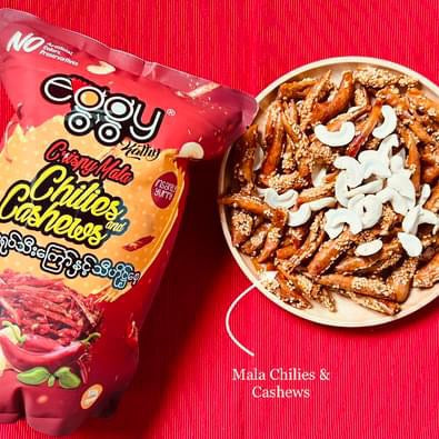 Eggy Kathy Crispy Mala Chilies & Cashew-150g