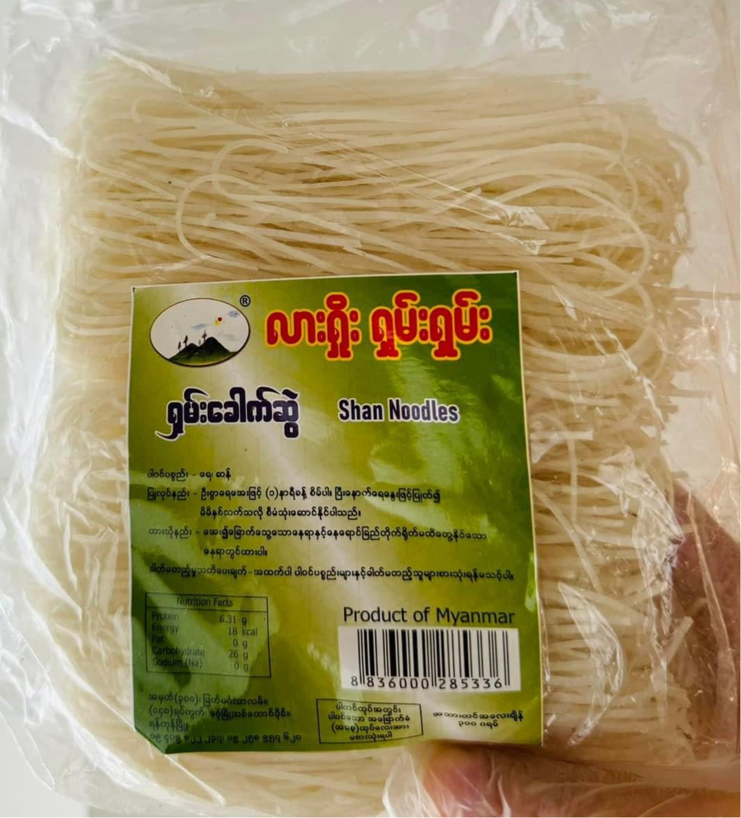 လားရှိုး(ရှမ်းရှမ်း) ရှမ်းခေါက်ဆွဲခြောက် 300g