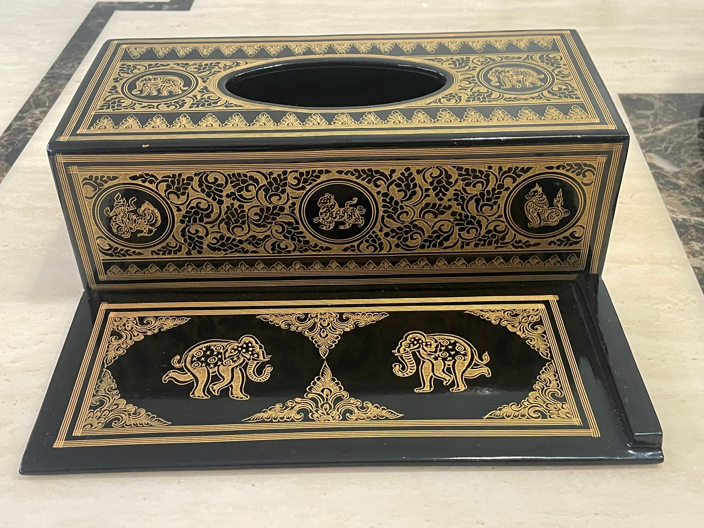 ယွန်း Tissue Box (ရွှေယွန်း) - T1