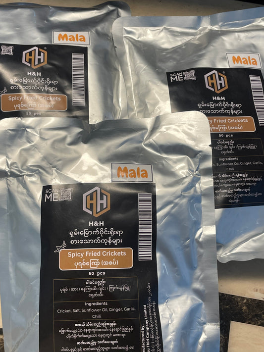 H&H ပုရစ်ကြော်(ဥမပါ)မာလာ ၅၀