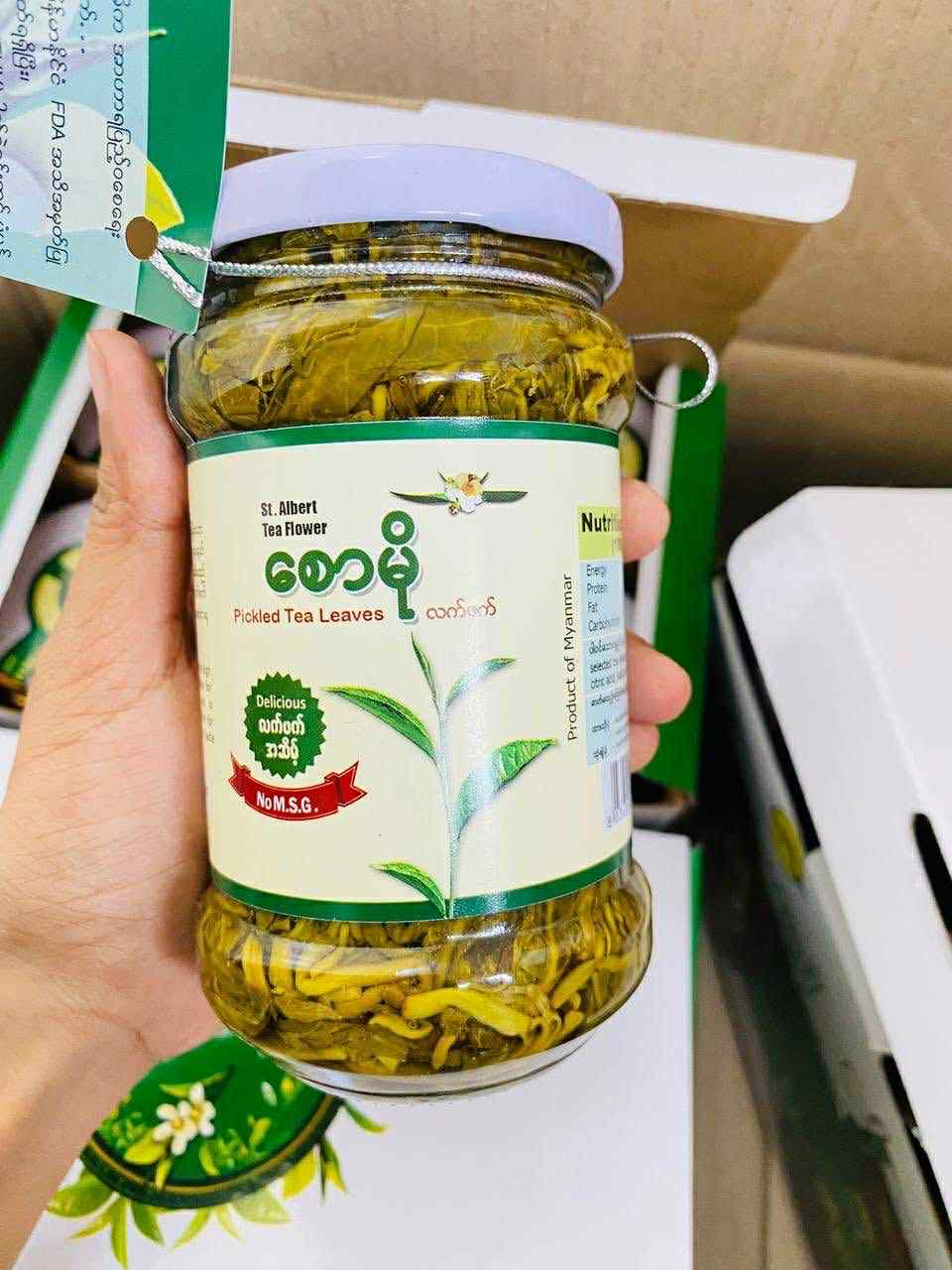 စောမိုလက်ဖက်(ချဉ်စပ်) No MSG 311g