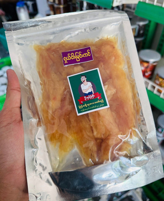 ဦးမှန်ကြီး ငါးမြင်းခြောက်ပဲဆီဆမ်း 160g