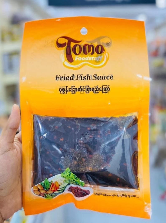 TOMO ပုစွန်ခြောက်ငံပြာရည်ကြော် 200g