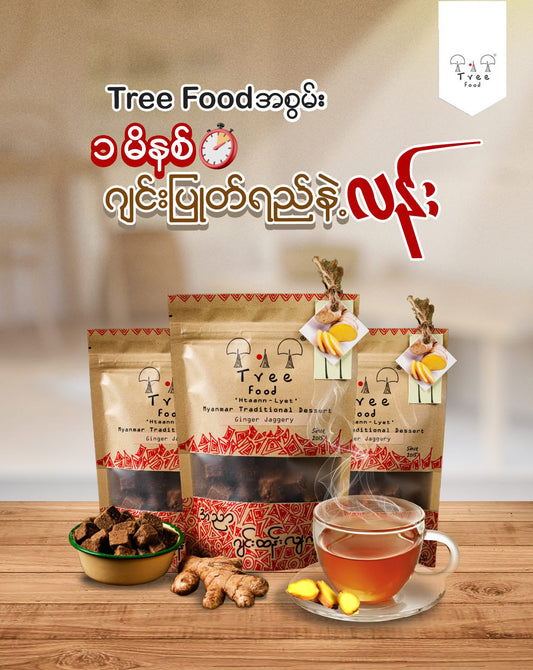 Tree Food အညာဂျင်းထန်းလျက် 115g