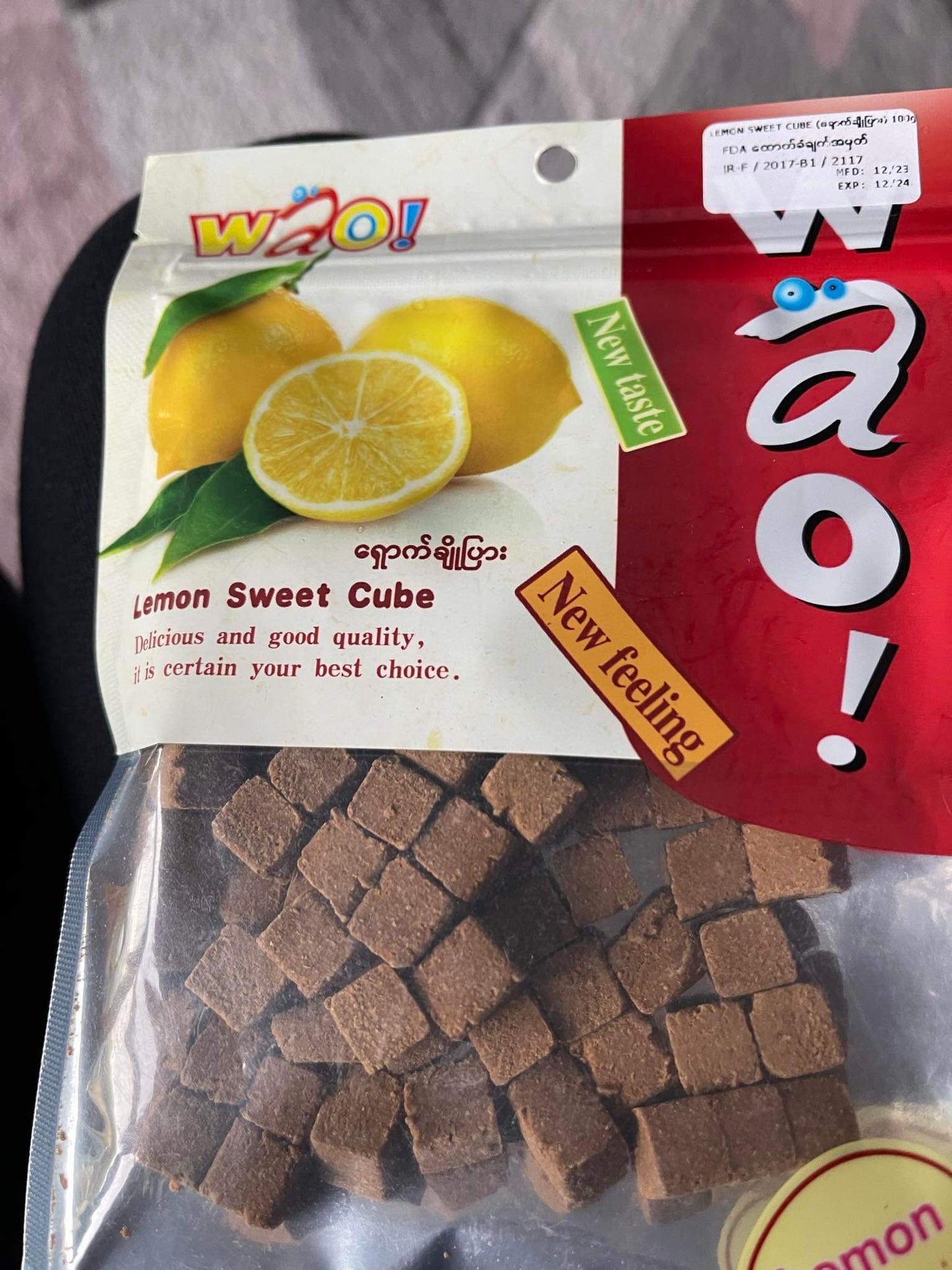 Wao!  Lemon Sweet Cube