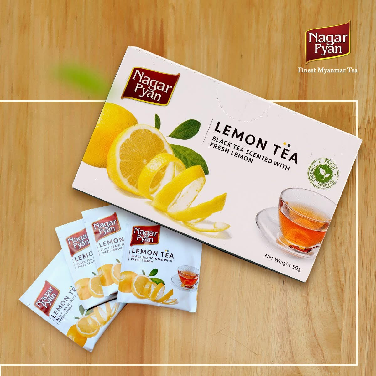 Nagar Pyan Lemon Tea 25 Tea Bags