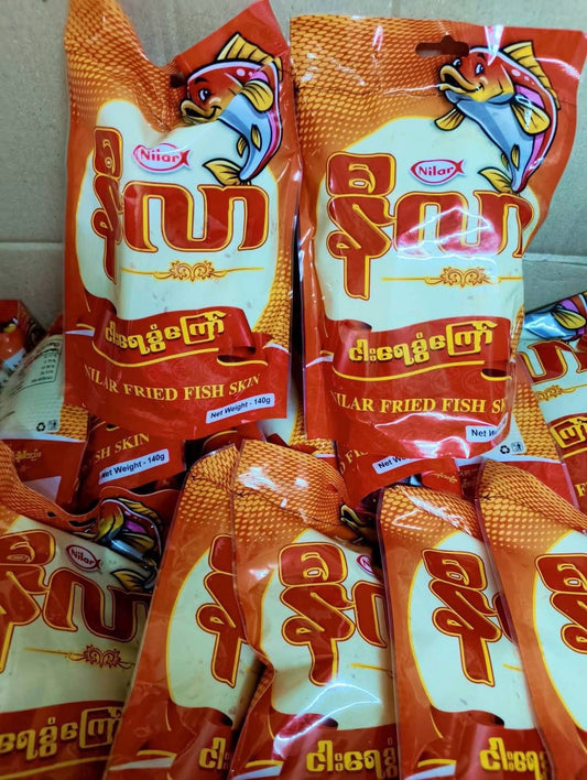 နီလာ ငါးအရေခွံကြော် အချို 140g