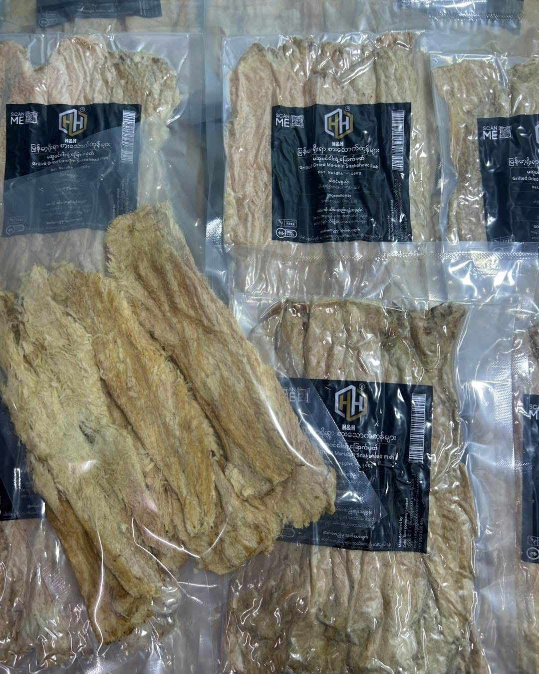 H&H မအူပင်ငါးရံ့ခြောက်ဖုတ် 160g