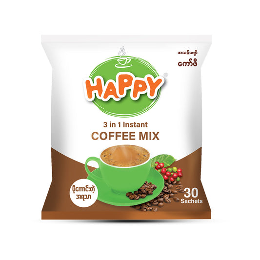 Happy 3 in 1 Instant Coffee Mix (22g x 30Sachets )