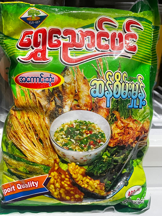 ရွှေညောင်ပင် ဆန်စိမ်းမှုန့်-400g