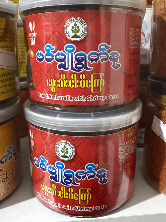 ပင်ပျိုရွက်နု  ဂွေးသီးငပိကြော် 320g