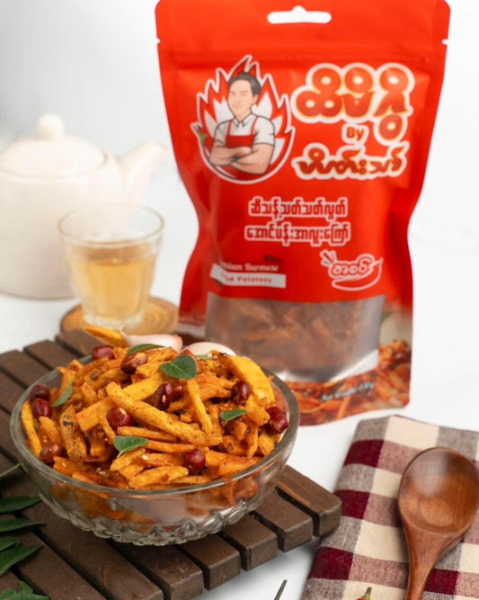 ထိမိဂွိ အောင်ပန်းအာလူးကြော် အစပ်
